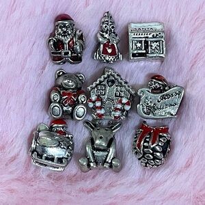 9 Christmas Charm Collection Bundle Set - 9 Charms